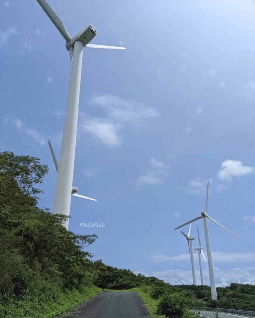 風車が見える「みさき風の丘パーク」　愛媛県　伊方町　南予