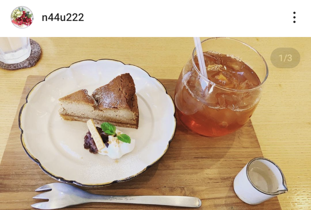 【愛媛県　松山市】mori cafe祝谷店で、ほうじ茶のチーズケーキとアールグレイティーを♪