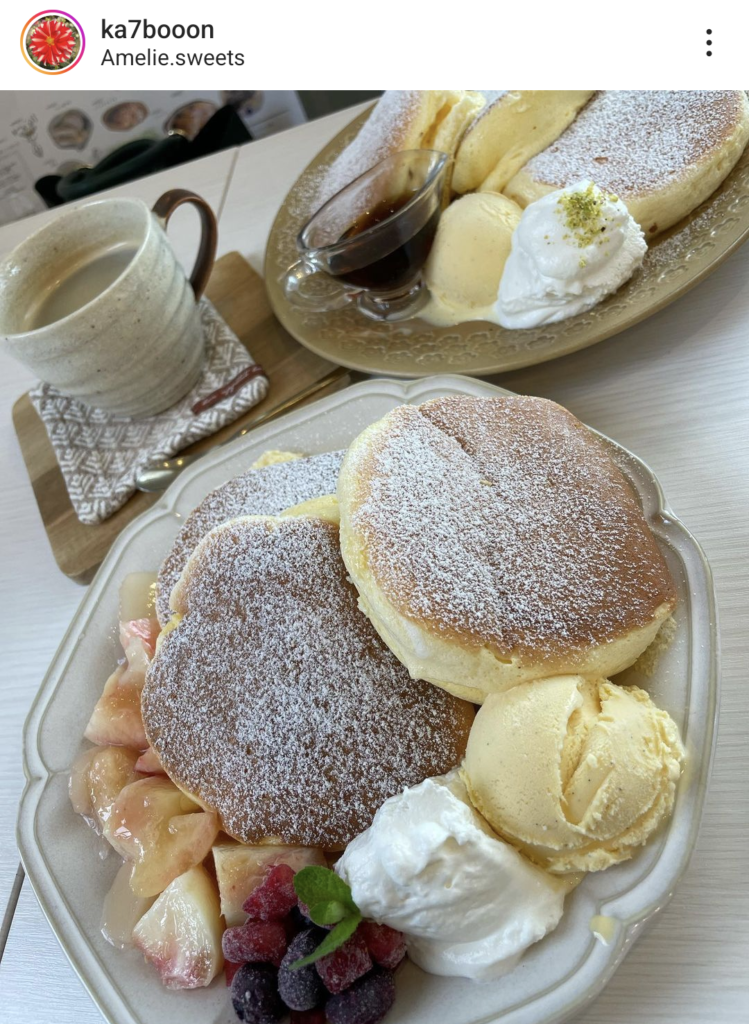 【愛媛県　松山市】Amelie（アメリ）で、ふわふわやわらかいパンケーキを♪（テイクアウトもあり）